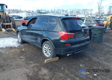 2013 BMW X3 xDrive28I z USA, uszkodzony, nr VIN 5UXWX9C59D0A09806